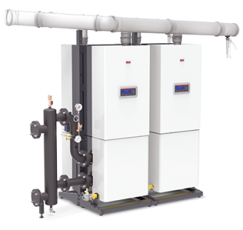 Support for Back to Back Mounting for CondexaPRO Boilers