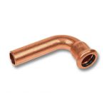 Copper Press 90 Degree Long Male/Female Plain End Bend