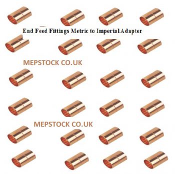 End Feed Fittings Metric to Imperial Adapter Packs