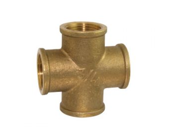 Brass Female BSP Equal Cross