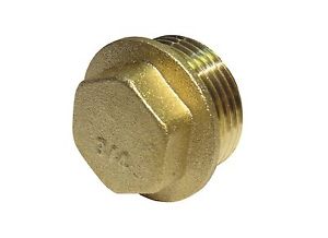 Brass Flanged Plug