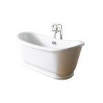 Greenwich Old London Round Double Ended Freestanding bath with Skirt