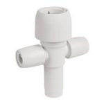 Hep2O - Two PORT MANIFOLD SOCKET/BLANK SPIGOT 22 X 10MM