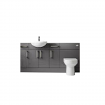 Hudson Reed Fusion Fitted  Combination Gloss Grey