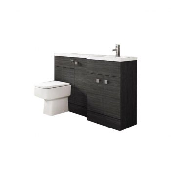 Hudson Reed  Fusion L-Shape Hacienda Black Combination