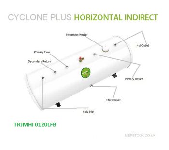 Joule Cyclone Plus 120L Indirect Horizontal