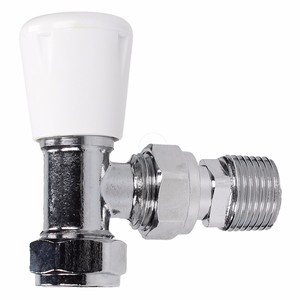 Pioneer Angled Radiator Valves  (15mm Nut)