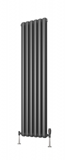 Reina Coneva Anthracite Vertical Designer Radiators