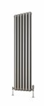 Reina Coneva Silver Vertical Designer Radiators