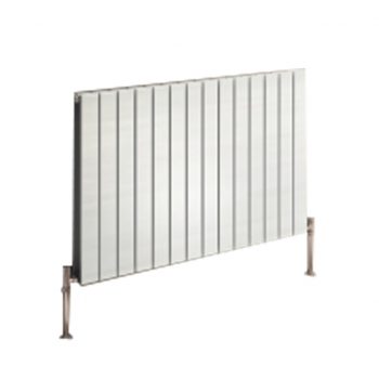 Reina Flat White Single Horizontal Designer Radiators