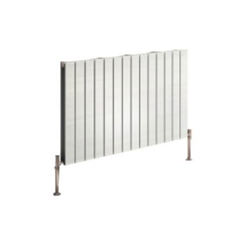 Reina Flat White Double Horizontal Designer Radiators