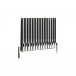 Reina Nerox Brushed Double Designer Radiators
