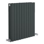 Reina Neva Anthracite Double Horizontal Designer Radiators