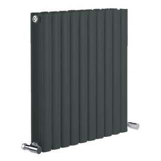 Reina Neva Anthracite Double Horizontal Designer Radiators