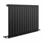 Reina Neva Anthracite Single Horizontal Designer Radiators