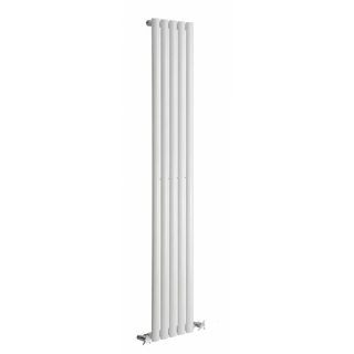 Reina Neva White Single Vertical Designer Radiators