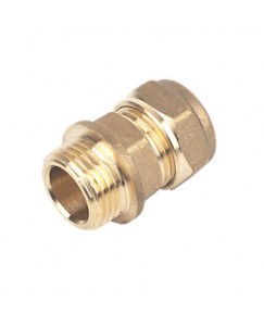 Brass Compression Male Straight Adaptor CxMi
