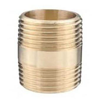 Brass Taper Threaded Nipple M x M