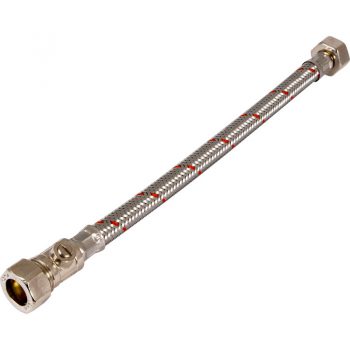 WRAS Flexible Tap Connector Isolating Valve x Swivel End