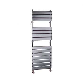 Hudson Reed flat panel Heated Towel rail Chrome
