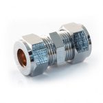 Chrome Compression Straight Couplings