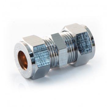 Chrome Compression Straight Couplings
